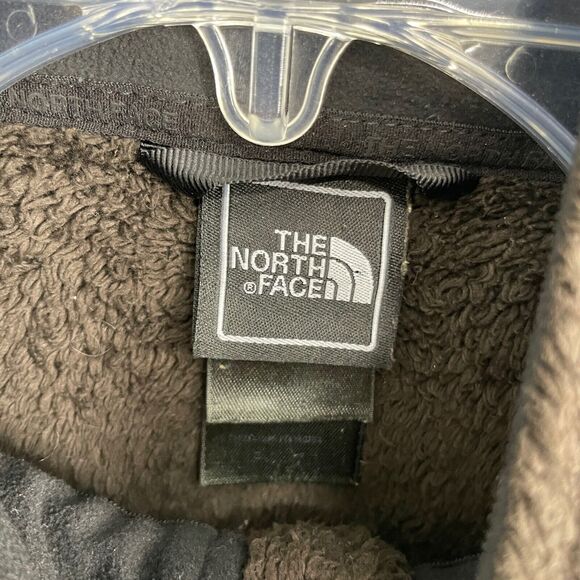 The North Face Fleece Jacket Womens Small Brown Full Zip Logo Camping Outdoors - Picture 5 of 13